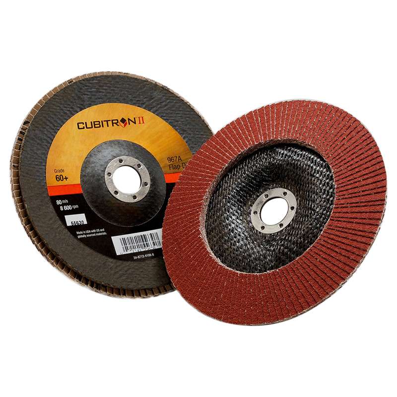 Disque à lamelles 3M Cubitron II 967A, 125 mm x 22 mm, 40+, Plat