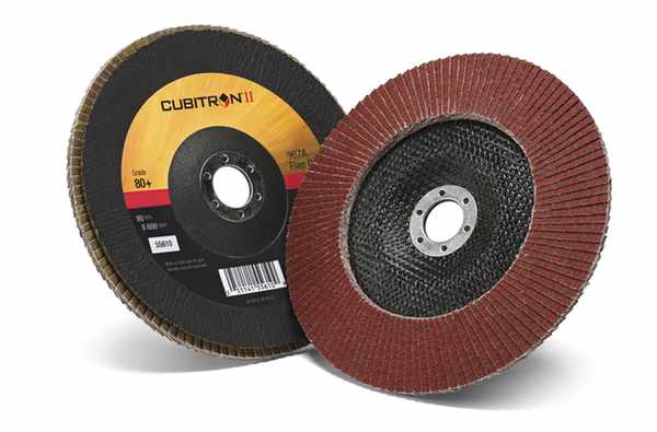 Disque à lamelles 3M Cubitron II 967A, 180 mm x 22 mm, 60+, Plat