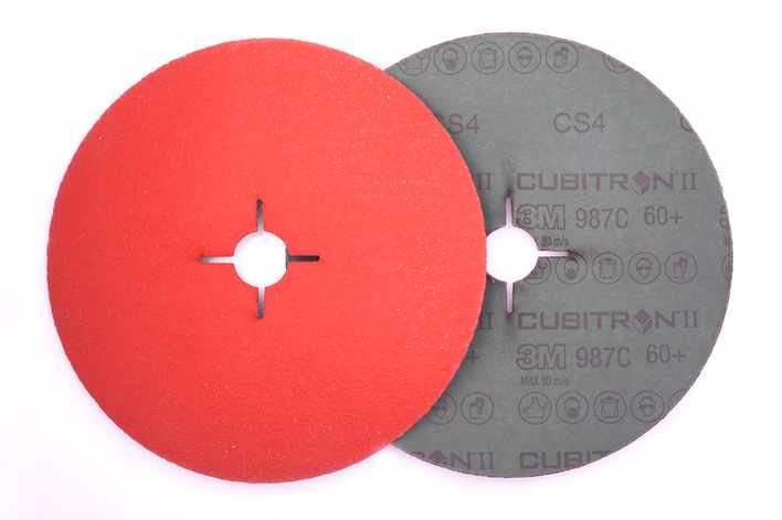 Disque fibre 3M Cubitron II 987C, 178 mm x 22 mm,  80+