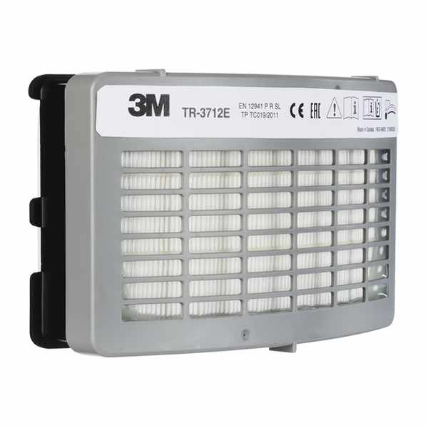 Filtre à particules pour appareil respiratoire à ventilation assistée 3M Versaflo, TR-3712E