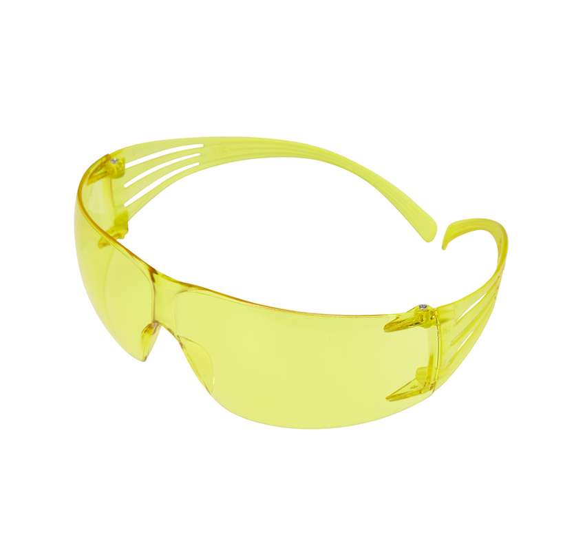Lunettes de sécurité 3M SecureFit 200, antirayure / antibuée plus, optique jaune