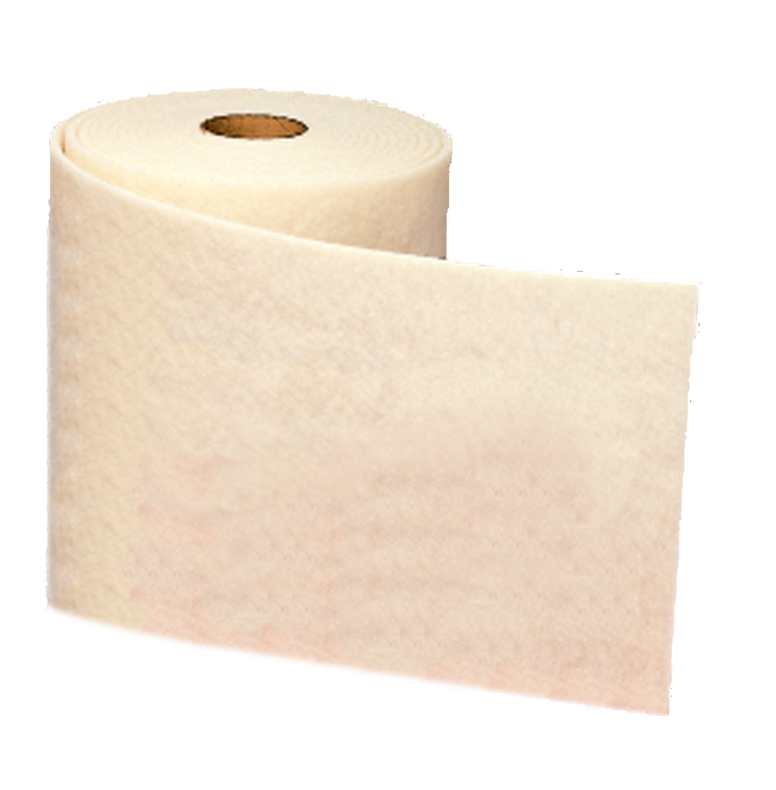 Rouleau abrasif non tissé 3M Scotch-Brite CF-RL, 150 x 10 000 mm, Grain non abrasif Type T