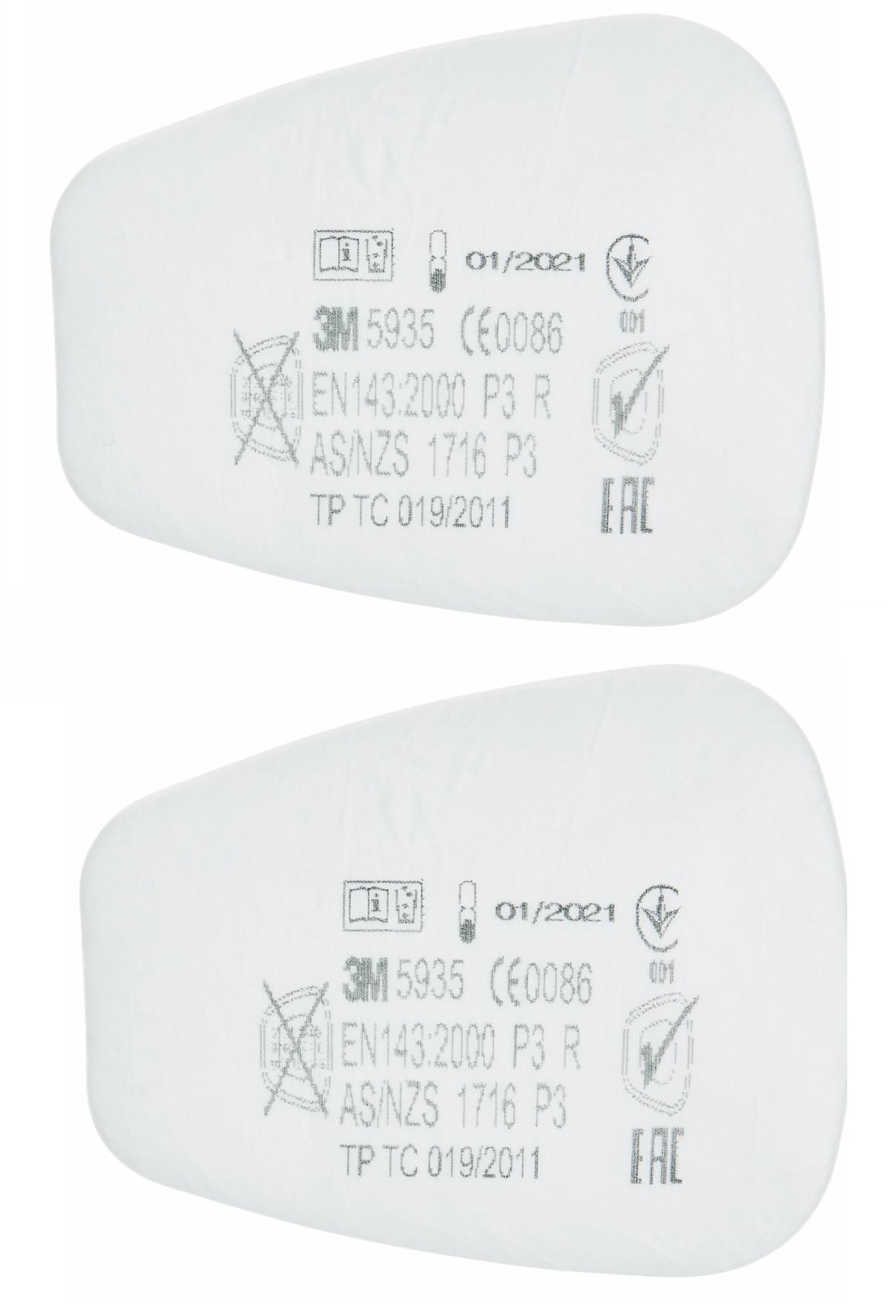Filtres antigaz. antipoussières et combinés P3R Poussières Minimum 2 filtres. prix au filtre info conditionnement : boite de 20 filtres