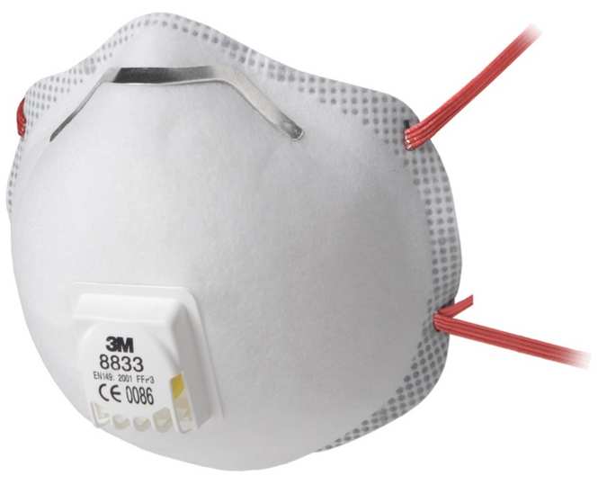 Masques jetables 3M série 8000 avec soupape