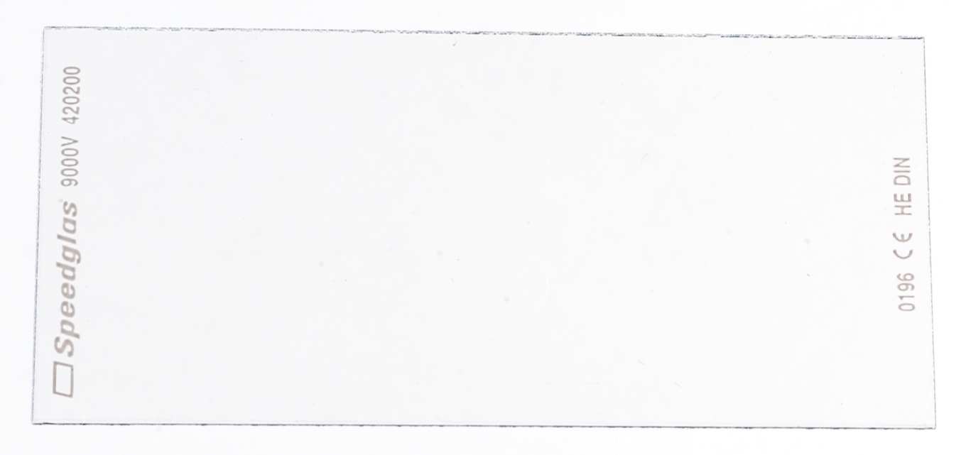 Protection interne 42x91mm (x5)\\n5 protections/sachet - Pour masques de soudage  Speedglas séries 9016  pour cassettes optoélectroniques Speedglas \\nMini conditionnement par 20