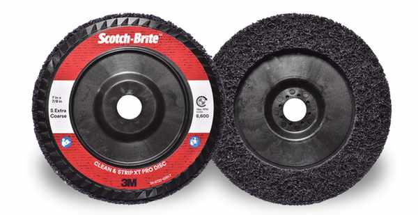 Disque de nettoyage et décapage Scotch-Brite? XT Pro, 178 mm x 22 mm, Grain S XGROS