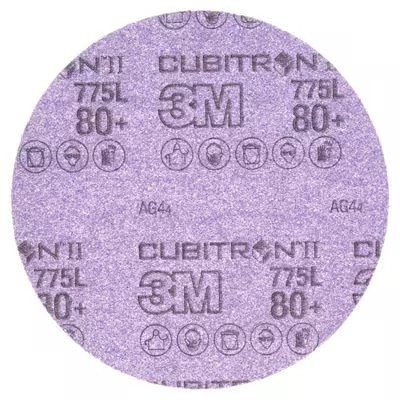 Disque film 3M? Cubitron II? Hookit? 775L, 150 mm, 80+, Plein