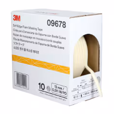 Ruban de masquage en mousse à bords souples 3M, Blanc, 13 mm x 50 m, 09678