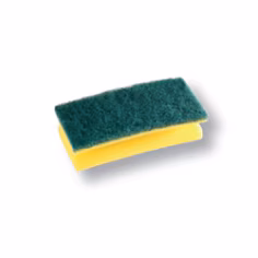 Scotch-Brite Eponge Nailsaver 274, Jaune/Vert, 95 mm x 150 mm, 10/Pack