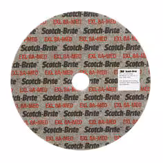 EXL Roue compressée Scotch-Brite, 152 mm x 12.7 mm x 12.7 mm, 8A MOYEN