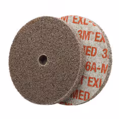 EXL Roue compressée Scotch-Brite  XL-UW, 152 mm x 6 mm x 12.7 mm, 6A MOYEN