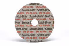 Meule compressée Scotch-Brite EXL, 76.2 mm x 6.35 mm x 76.2 mm