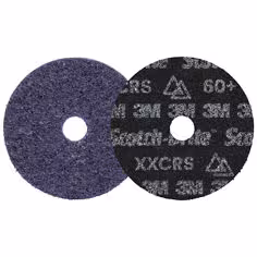 Disque de traitement de surface de précision ultrarésistant Scotch-Brite, HD-DH, X-Extra Coarse 60+, 127 mm x 22.23 mm, 50 ea/Case