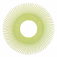 Brosse bristle radiale Scotch-Brite Precision, PN-RB, 50+, 152,4 mm (6 po), Type A, sans adaptateur