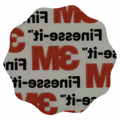 Disque de Film 460LA 3M Finesse-it Hookit, A5 3MIL, 1-7/16 in x CH, Scallop, Die 1438SCH, 500/Carton, 2000 ea/Case