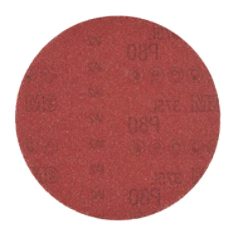 Disque abrasif support polyester 3M Hookit 375L, 152 .4 mm x NH, P80