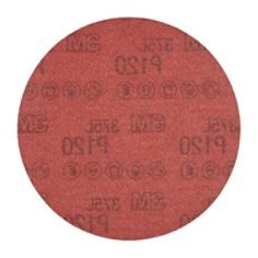Disque abrasif support polyester 3M Hookit 375L, 152 .4 mm x NH, P120