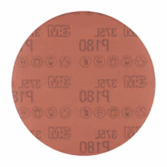 Disque abrasif support polyester 3M Hookit 375L, 150 mm, Grain 180, Plein