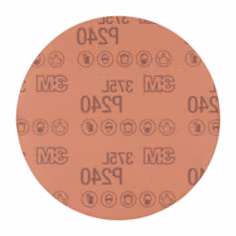Disque abrasif support polyester 3M Hookit 375L, 152 .4 mm x NH, P240