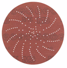 Disque film 3M Xtract 375L, P150 3MIL, 152 mm, Die 600LG, 50/Carton, 250ea/Case
