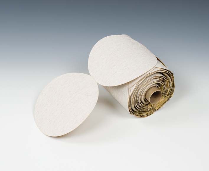 3M Stikit Microfinishing Disque Abrasif 268L, 100 Mic 3MIL, 127 mm x NH, 500 Discs/Roll, 4 Rolls/Case