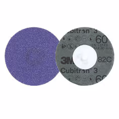 Disque fibre 3M Cubitron 3 Roloc 1182C, 60+, TR, Purple, 76 mm, 50/Carton, 200 ea/Case