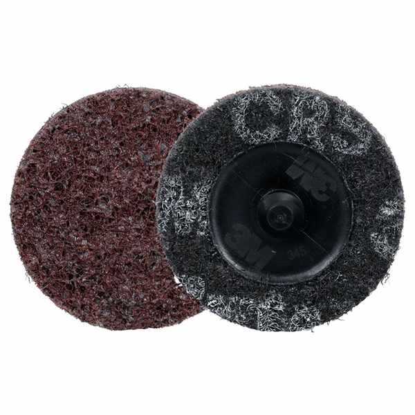 Disque de traitement de surface de précision ultrarésistant Scotch-Brite Roloc, HD-DR, Coarse 120+, TR, 51 mm, 50/Carton, 200 ea/Case