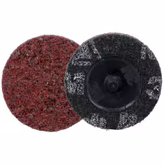 Disque de traitement de surface de précision ultrarésistant Scotch-Brite Roloc, HD-DR, Medium 150+, TR, 51 mm, 25/Carton, 100 ea/Case