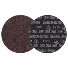 Disque de traitement de surface de précision ultrarésistant Scotch-Brite, HD-DH, Coarse 120+, 102 mm x NH, 100 ea/Case