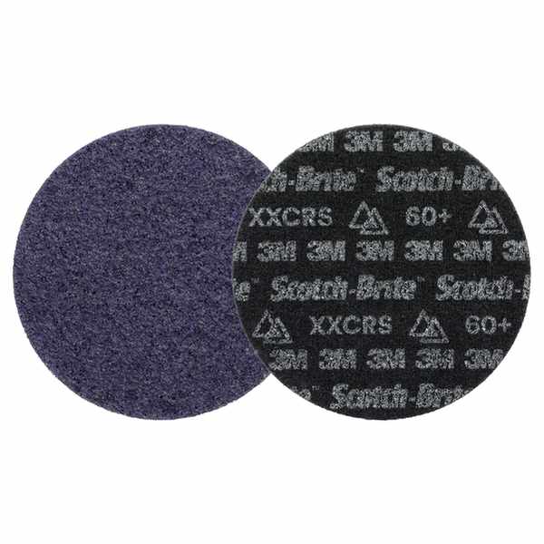 Disque de traitement de surface de précision ultrarésistant Scotch-Brite, HD-DH, X-Extra Coarse 60+, 114.3 mm x NH, 50 ea/Case
