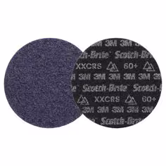 Disque de traitement de surface de précision ultrarésistant Scotch-Brite, HD-DH, X-Extra Coarse 60+, 127 mm x NH, 50 ea/Case