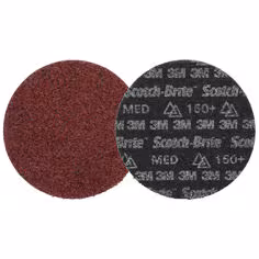 Disque de traitement de surface de précision ultrarésistant Scotch-Brite, HD-DH, Medium 150+, 178 mm x NH, 25 ea/Case