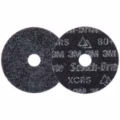 Disque de traitement de surface de précision ultrarésistant Scotch-Brite, HD-DH, Extra Coarse 80+, 114.3 mm x 22.23 mm, 50 ea/Case