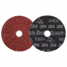 Disque de traitement de surface de précision ultrarésistant Scotch-Brite, HD-DH, Medium 150+, 127 mm x 22.23 mm, 50 ea/Case
