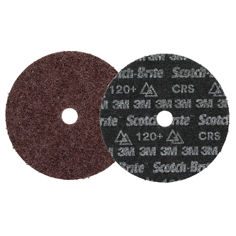 Disque de traitement de surface de précision ultrarésistant Scotch-Brite, HD-DH, Coarse 120+, 178 mm x 22.23 mm, 25 ea/Case