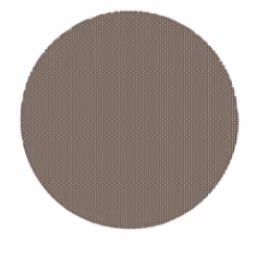 Disque abrasif flexible diamant 3M Hookit 6002J, M125, Pattern 18, Black, 1 in x NH, Die 100N, 10 ea/Case