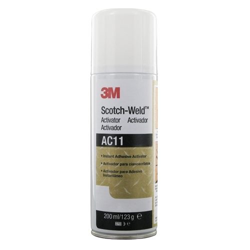 Activateur Pour Colle Cyanoacrylate 3M Scotch-Weld AC11, Ambre clair, 200 ml