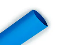 3M SFTW-202 gaine thermorétractable auto-extinguible en rouleau 2:1 ø avant rétreint 2.4mm bleue 100m