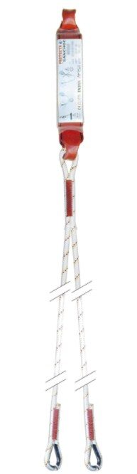 Longe d\'absorption d\'énergie 3M Protecta® Sanchoc, corde, longe double, 1,50 m, AE532/2