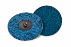 Disque abrasif non tissé 3M Scotch-Brite Roloc SC-DR, 75 mm, Grain A Très fin, Bleu