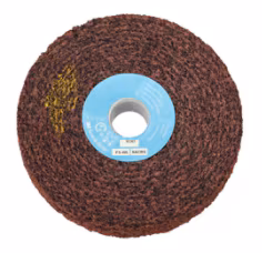 Roue abrasive enroulée Scotch-Brite FS-WL, 152 mm x 25 mm x 25.4 mm