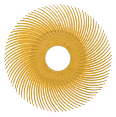 Disque abrasif résine Scotch-Brite Bristle RB-ZB, 50 mm, Grain 80, Jaune