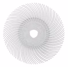 Disque abrasif résine Scotch-Brite Bristle RB-ZB, 75 mm, Grain 120, Blanc