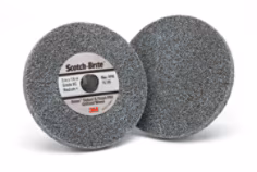 Roue abrasive compressée d\'ébavurage et de finition Scotch Brite Roloc PRO, 76 mm  x 3 mm, 8C Gros+