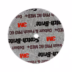 Roue compressée d\'ébavurage et de finition Scotch-Brite PRO, 76mm x 13 mm  x 6.35 mm, 4C Moyen+, 20/ctn
