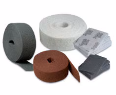 Rouleau abrasif non tissé Scotch-Brite WR-RL, 125 mm x 10 m, A VFN, 4/box,