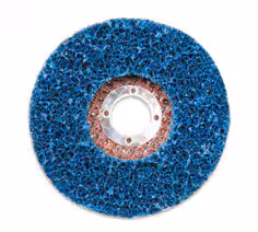 Disque abrasif non tissé 3M Scotch-Brite Clean and Strip CG-RD, 115 x 22 mm, Grain Extra gros, Bleu
