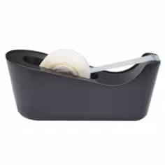 Dévidoir de ruban adhésif Scotch C18, noir + Ruban invisible Scotch® Magic, 19 mm x 33 m, 1 rouleau/paquet