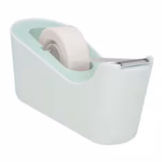 Dévidoir de ruban adhésif Scotch C18-M, menthe + Ruban invisible Scotch® Magic, 19 mm x 33 m, 1 rouleau/paquet