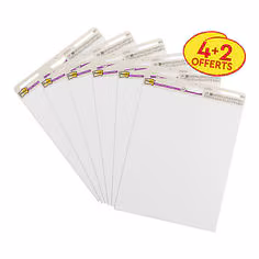 Post-it® Easel Pad 559VP-E, 25 in x 30 in (63.5 cm x 76.2 cm), Six Easels, 30 sheet, 100% PEFC, SGSCH-PEFC-COC-110078